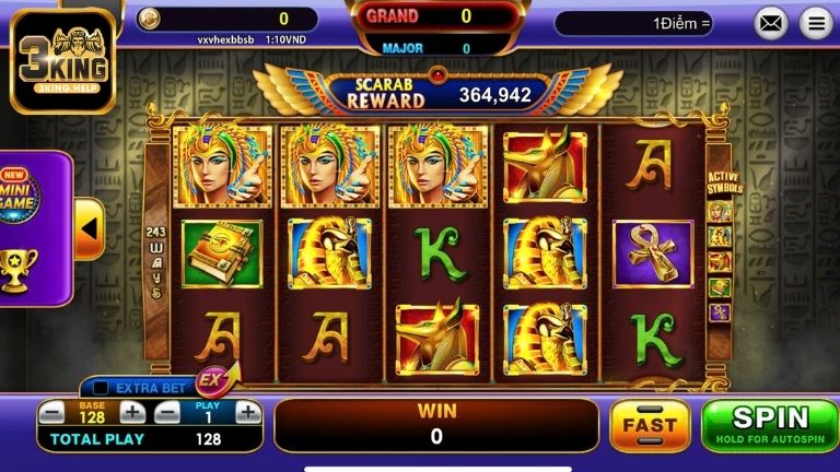 Hướng dẫn tham gia Kho Báu Ai Cập 3KING