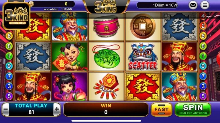 Hướng dẫn tham gia slot Thần Tài 3KING
