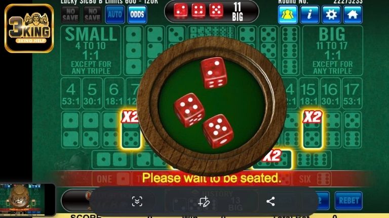 Luật chơi & mức trả thưởng của game Lucky Sicbo B