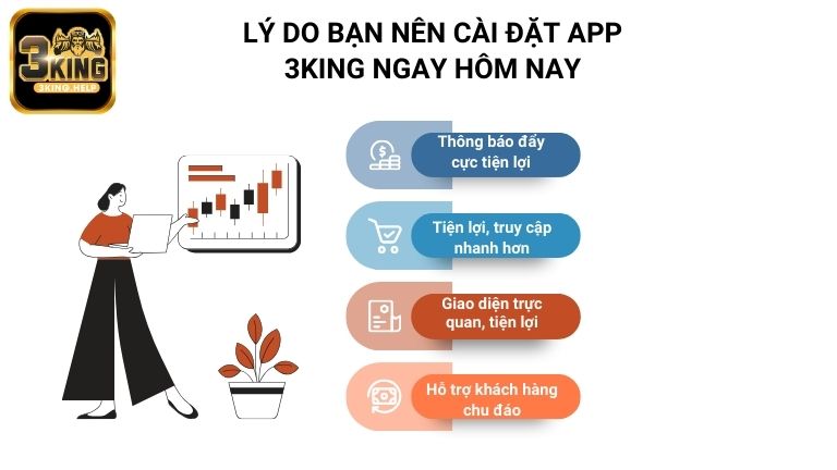 Lý do bạn nên cài đặt app 3KING ngay hôm nay