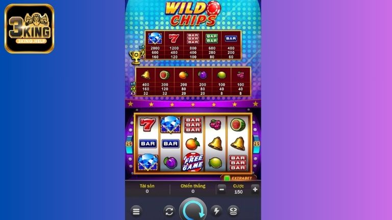 Vì sao anh em nên chọn chơi nổ hũ Wild Chips 3KING